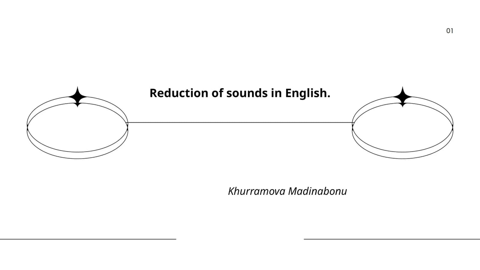 Reduction of sounds in English