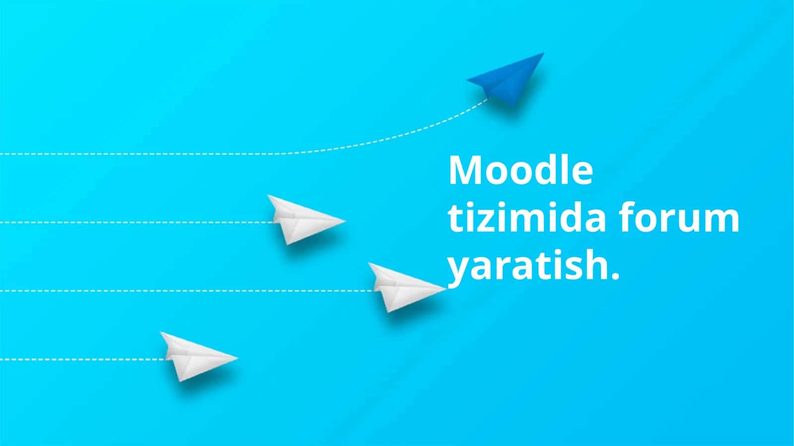 Moodle forumlari ta'limiy muhitda 10 dan ortiq turli xil usullarda aloqa va hamkorlikni rivojlantirish uchun ishlatiladigan asosiy vositadir