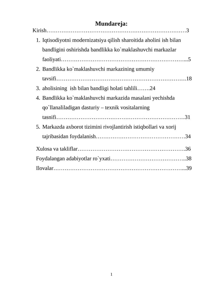 Bandlikka ko`maklashuvchi markazi malakaviy amaliyot hisoboti