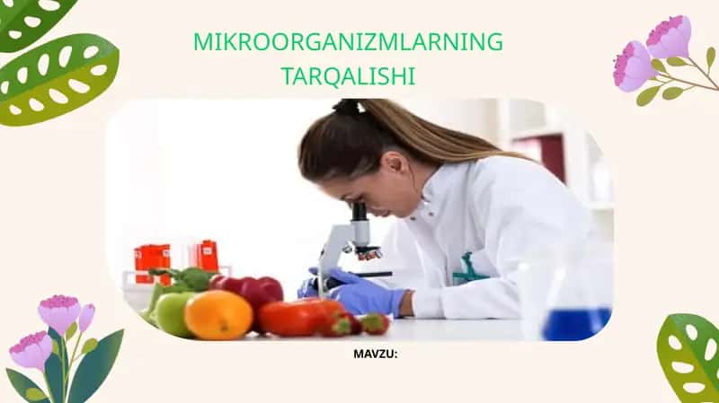 Mikroorganizmlarning tarqalishi