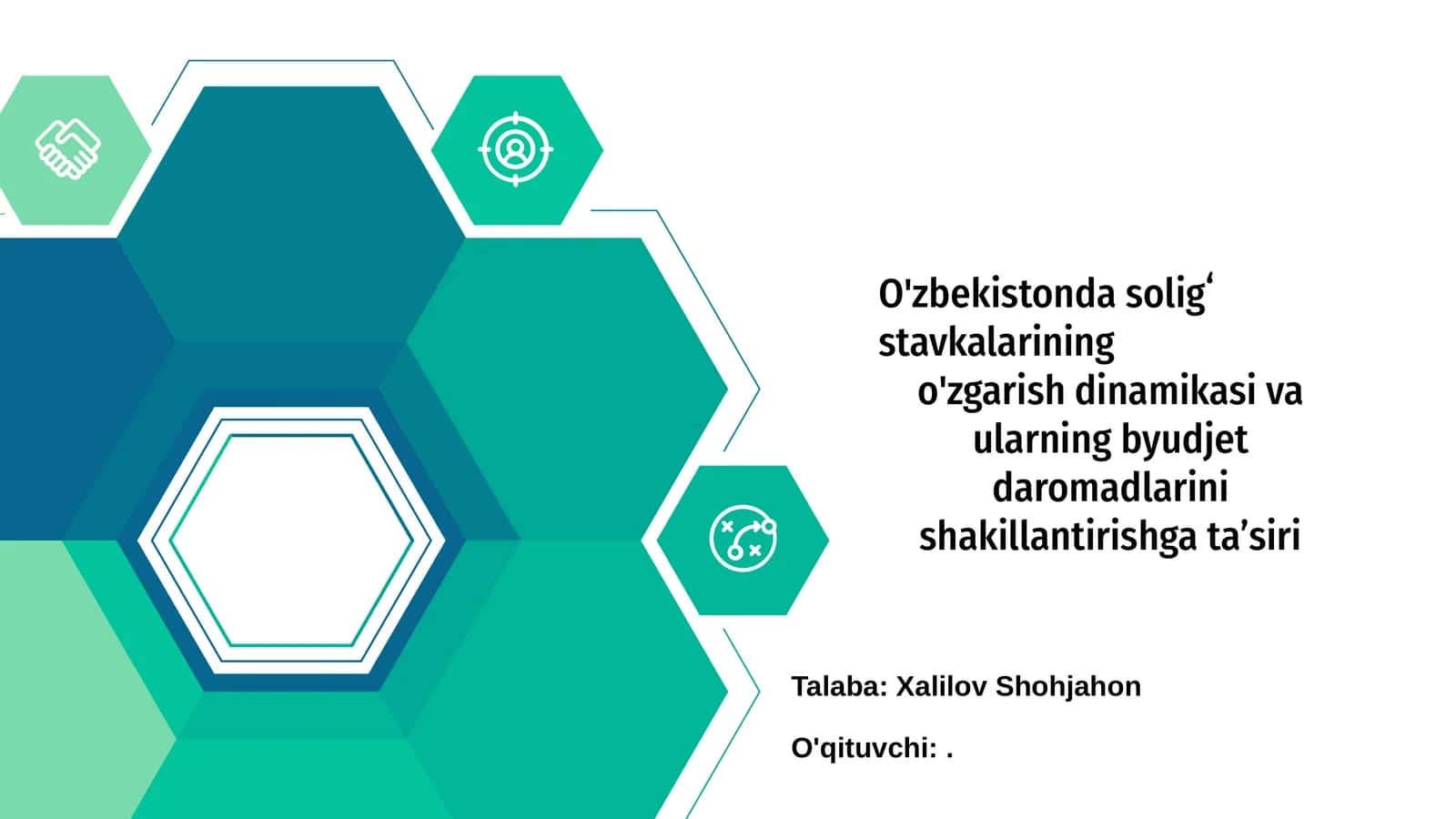 Soligʻ stavkalarining o'zgarish dinamikasi va ularning byudjet daromadlarini shakillantirishga ta’siri