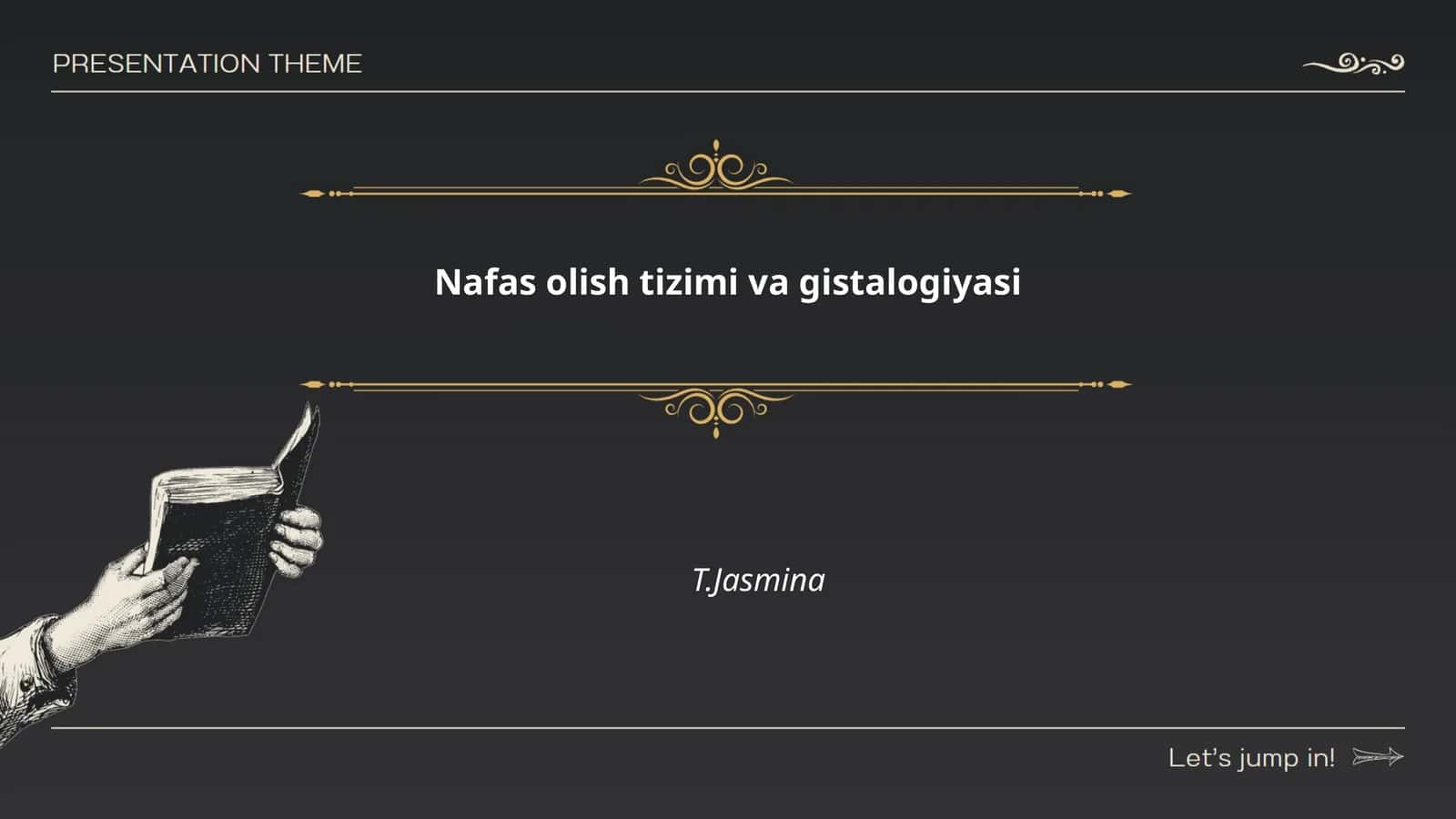 Nafas olish tizimi va gistalogiyasi