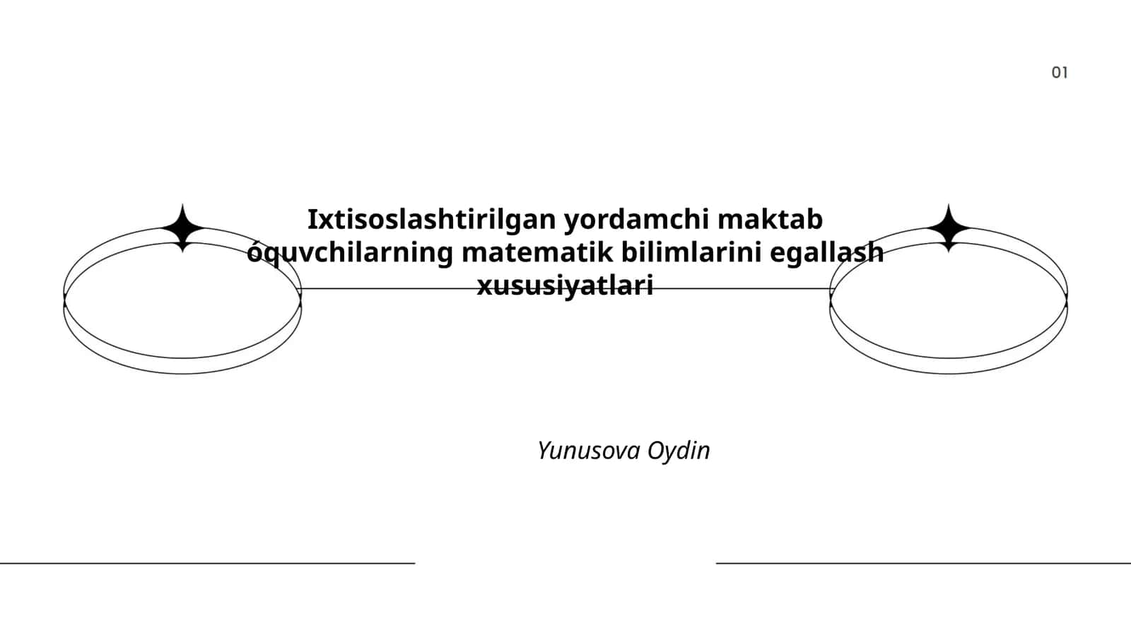 Ixtisoslashtirilgan yordamchi maktab óquvchilarning matematik bilimlarini egallash xususiyatlari