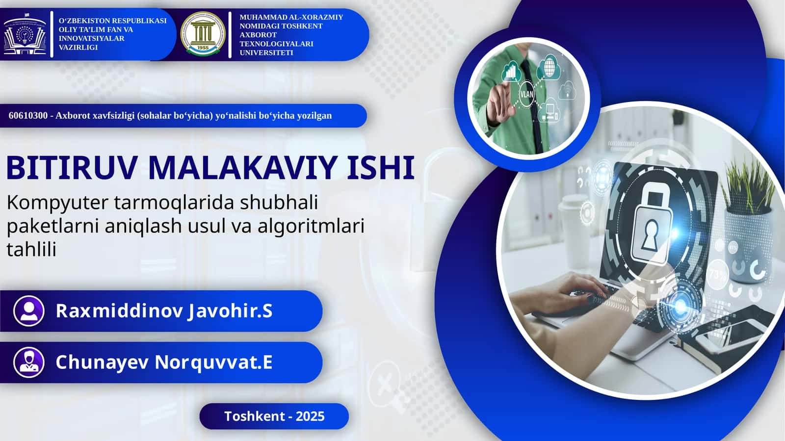 Kompyutеr tarmoqlarida shubhali pakеtlarni aniqlash usul va algoritmlari tahlili