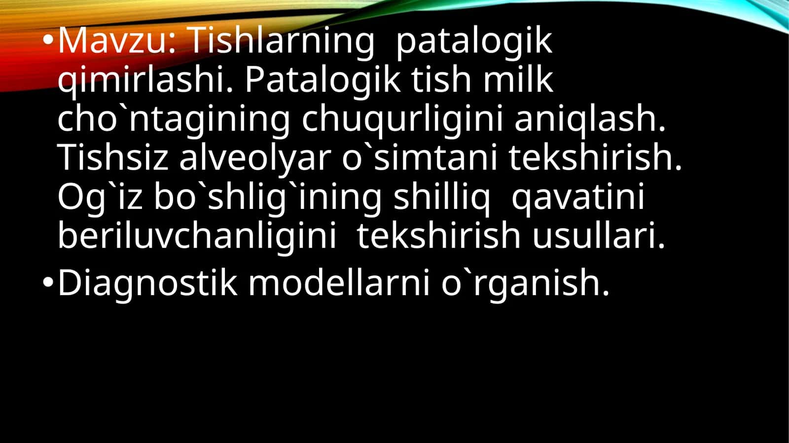 Tishlarning patalogik qimirlashi