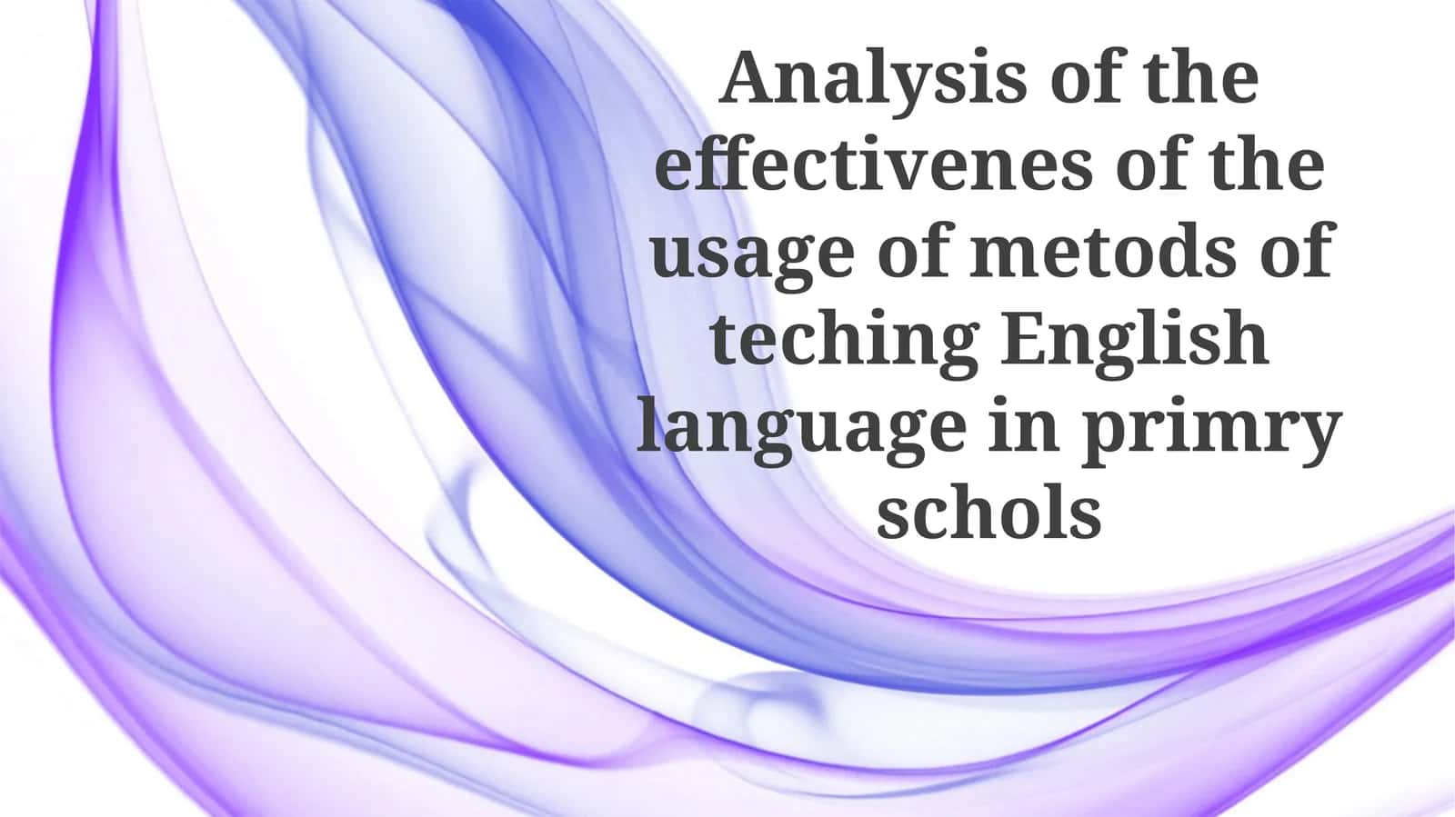 Introduction to English Language Teaching Methods