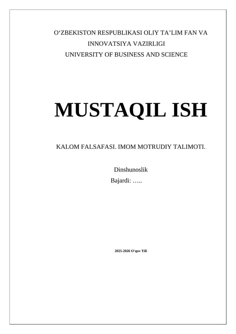 Kalom Falsafasi