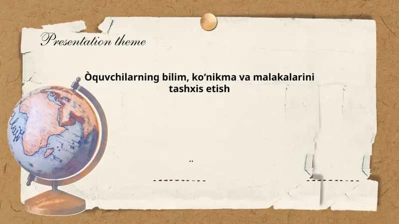 Diagnostik baholash va tashxis
