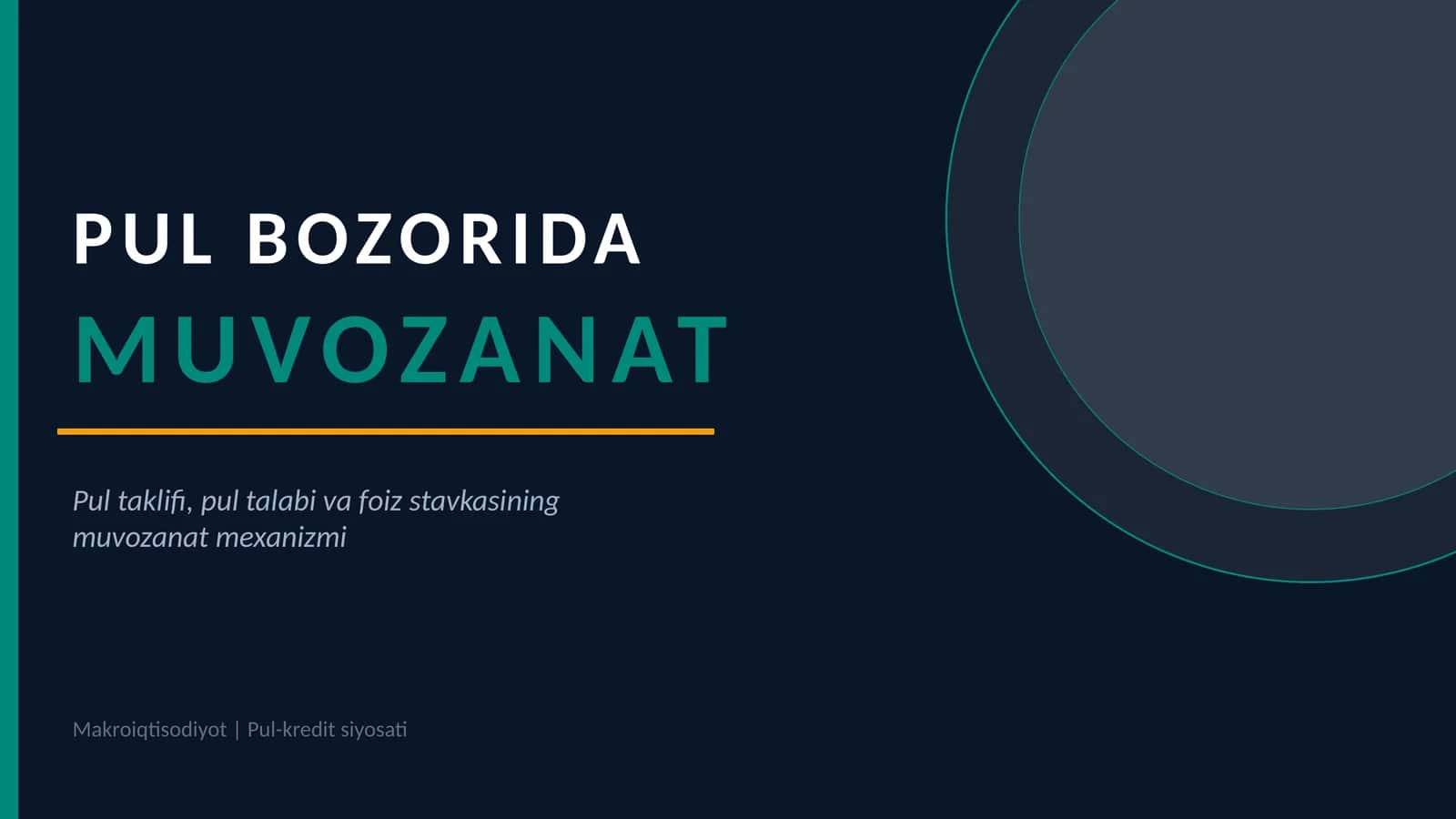 Pul Bozorida