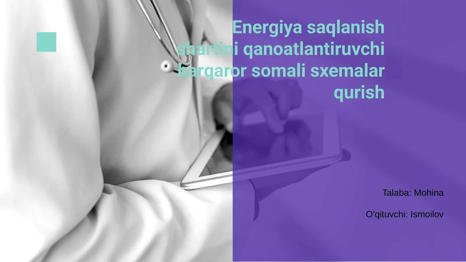 Barqaror somali sxemalar qurish