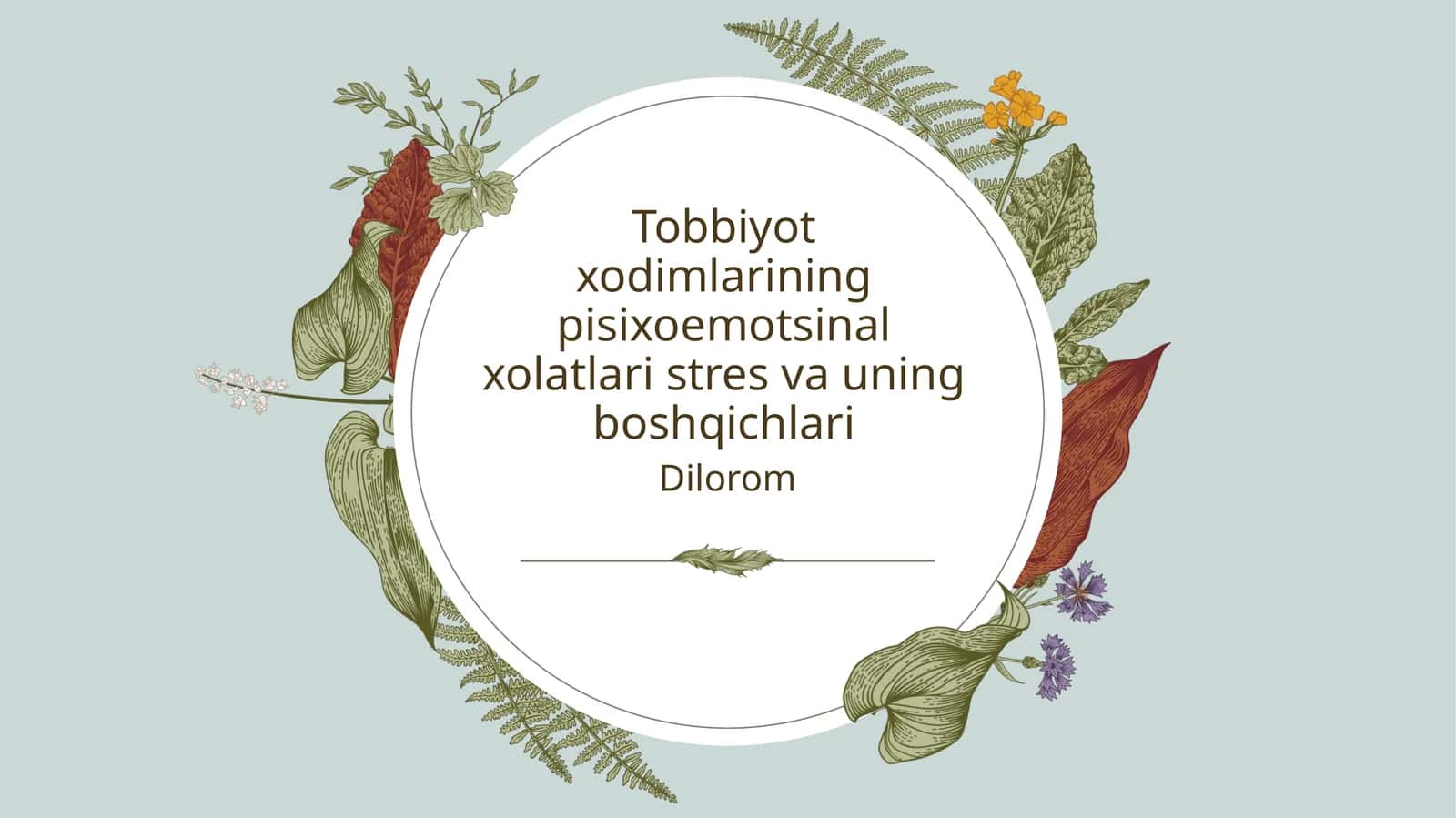 Tobbiyot xodimlarining pisixoemotsinal xolatlari stres va uning boshqichlari