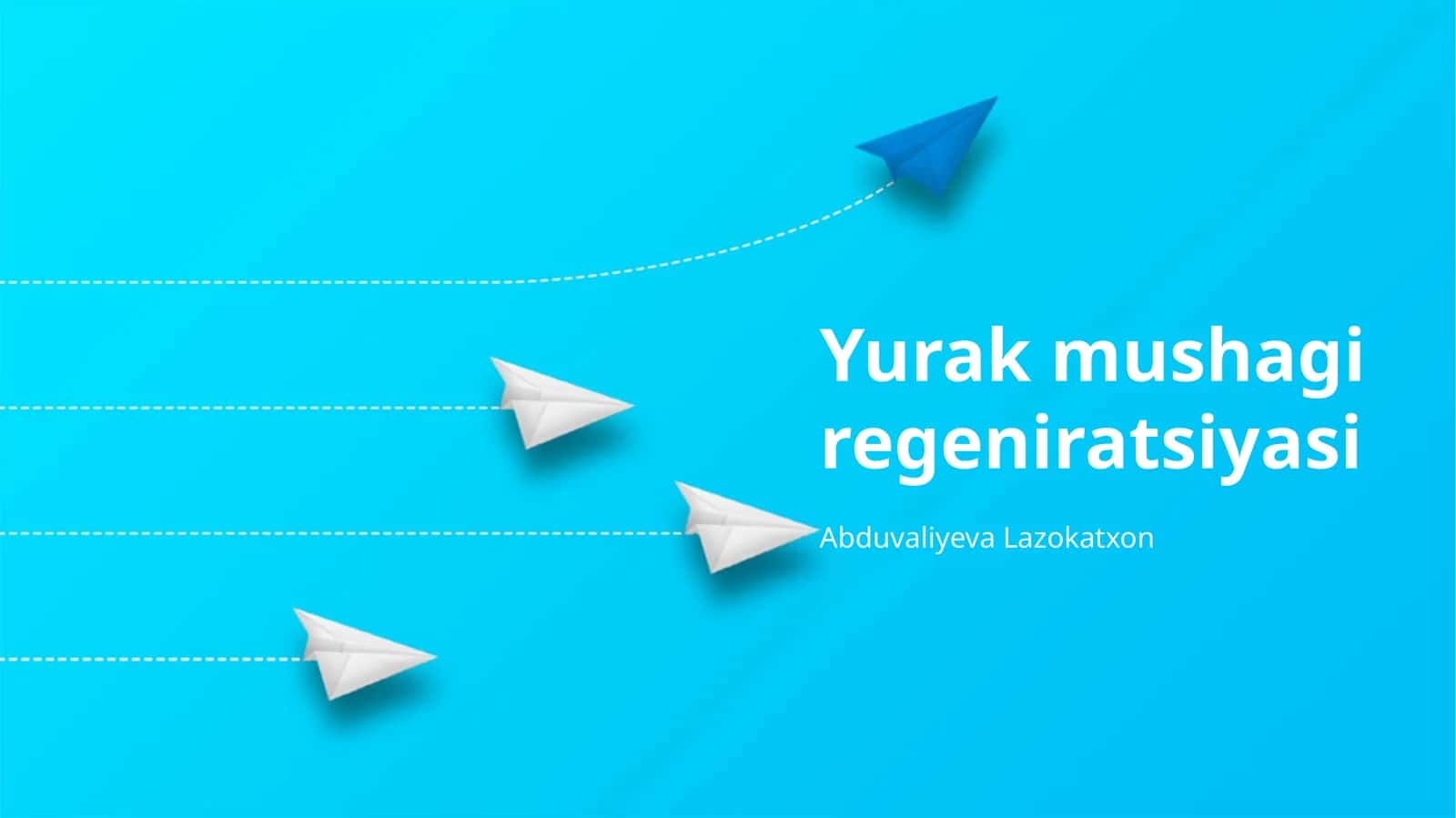 Yurak mushagi regeniratsiyasi