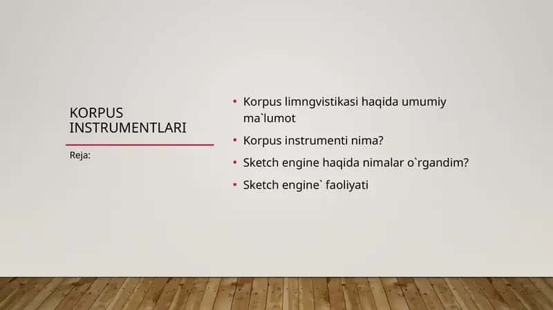 Korpus instrumentlari