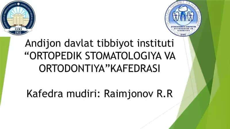 Tish qatorlari qisman nuqsonlarining Grozovskiy,Amiraev va Perzashkevich boʻyicha tasniflari