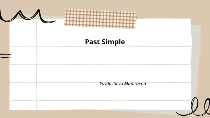Past Simple