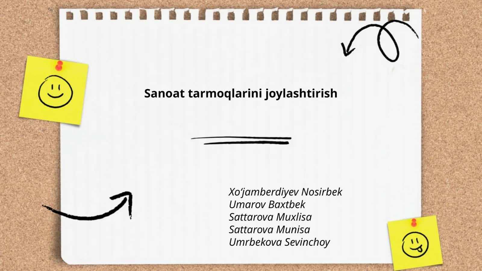 Sanoat tarmoqlarini joylashtirishning nazariy asoslari