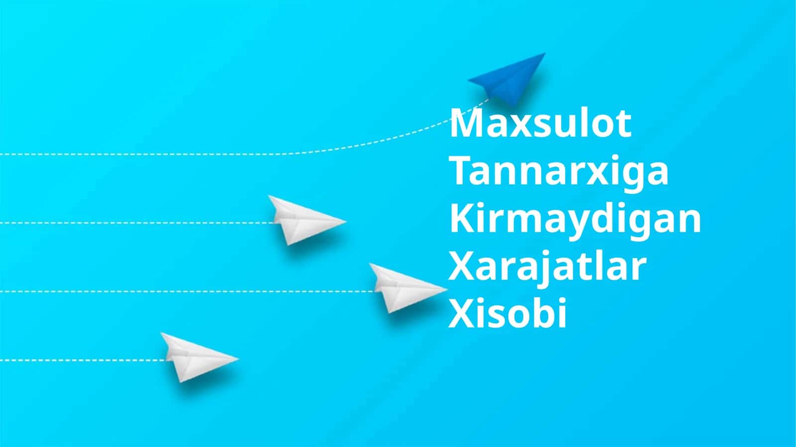 Maxsulot Tannarxiga Kirmaydigan Xarajatlar Xisobi