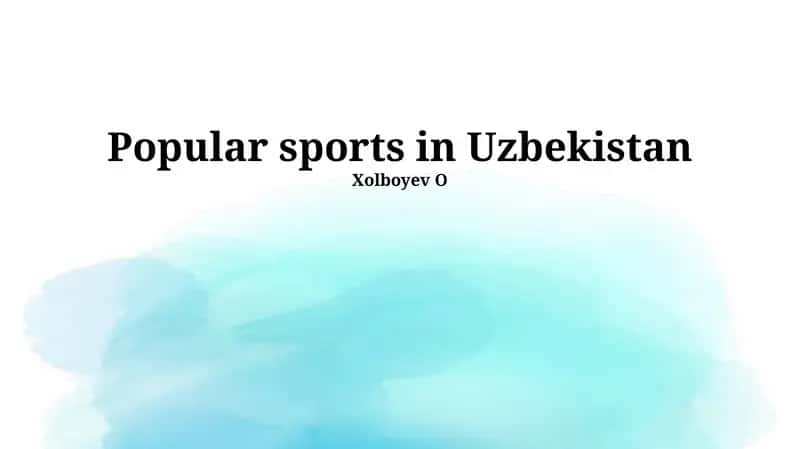 Uzbek Wrestling (Kurash)