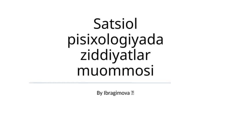 Mojarolarni hal qilish strategiyasi