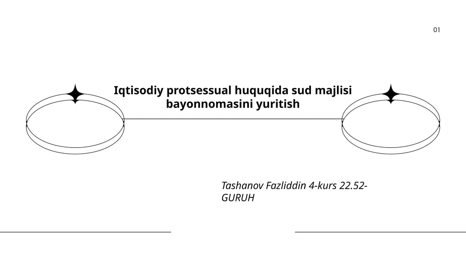 Sud majlisi bayonnomasini yuritish