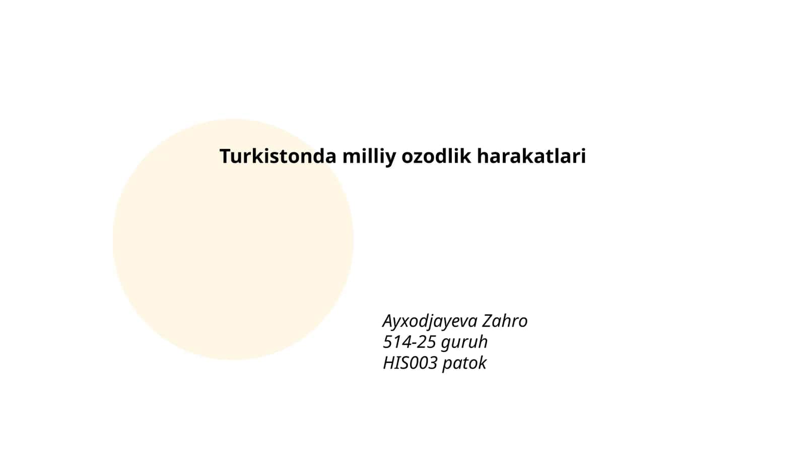 Turkistonda milliy ozodlik harakatlari