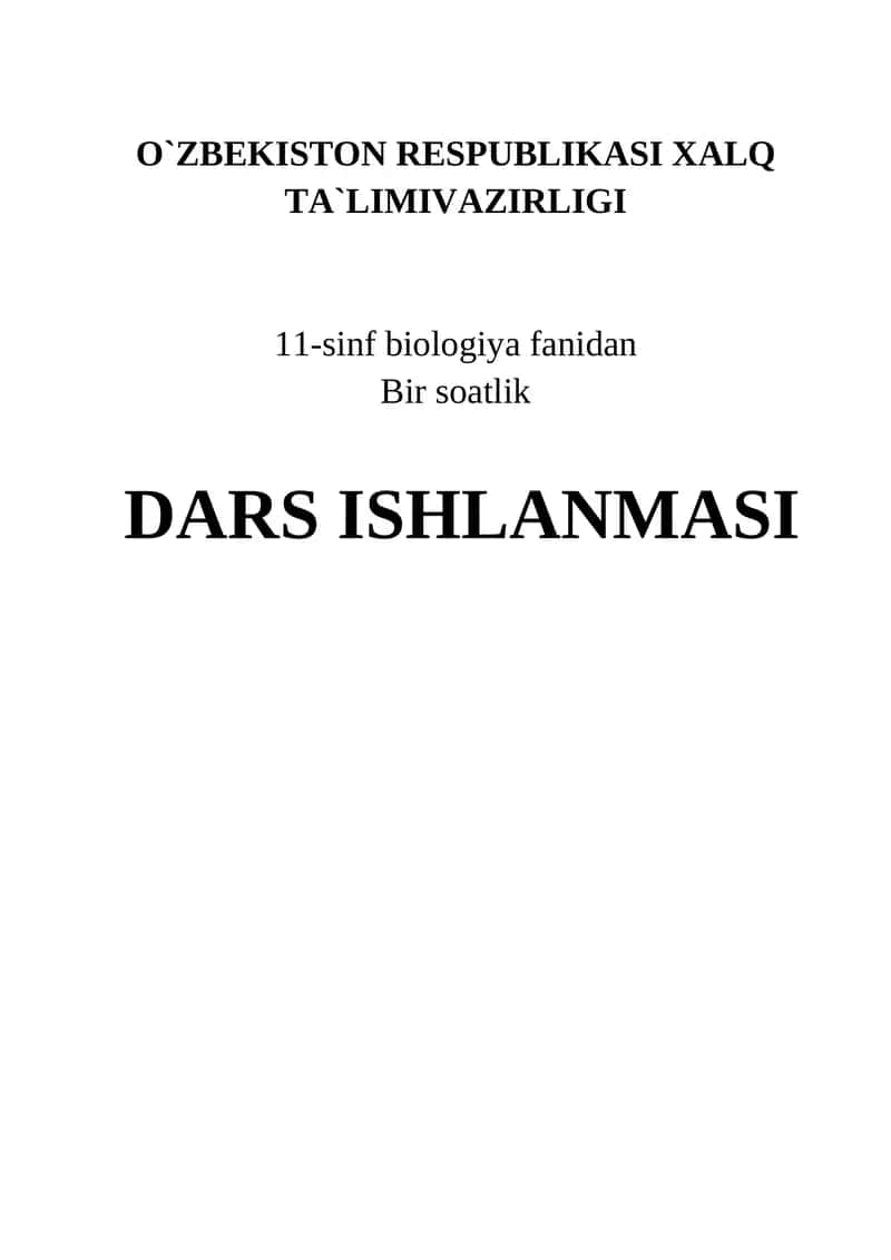 Hayvonot dunyosidagi evolyutsion o’zgarishlar