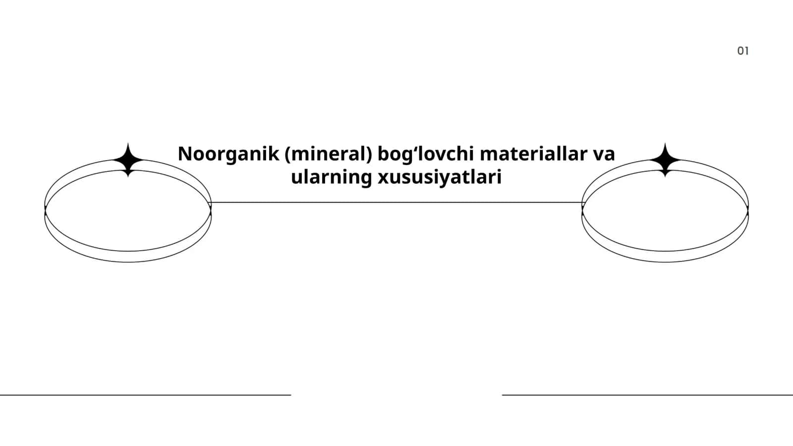 Noorganik (mineral) bog‘lovchi materiallar va ularning xususiyatlari