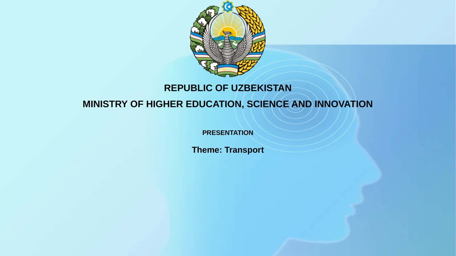 Ta'lim mavzusi: Transport