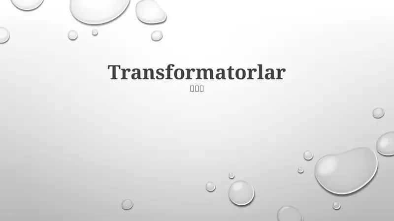 Transformatorlar
