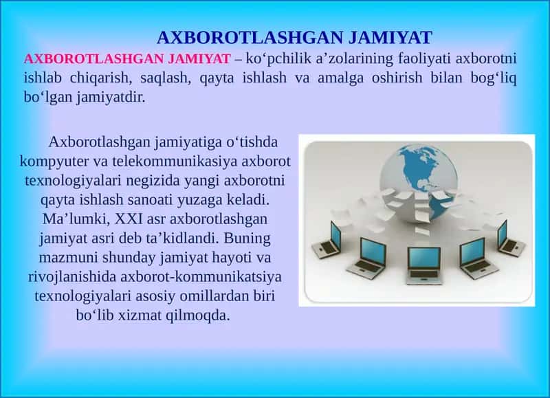 Axborotlashgan Jamiyat