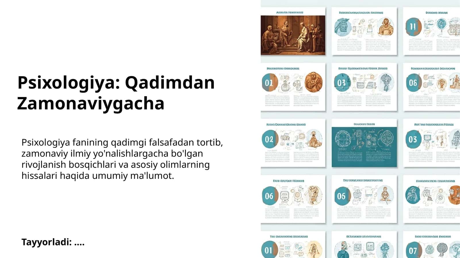 Psixologiya: Qadimdan Zamonaviygacha