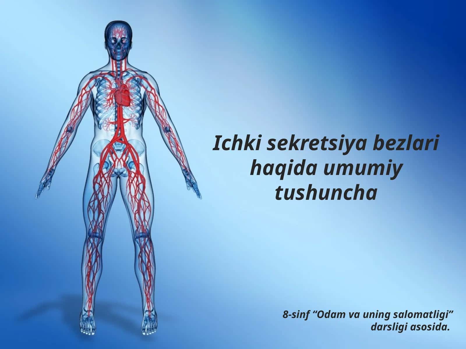 Ichki sekretsiya bezlari haqida umumiy tushuncha
