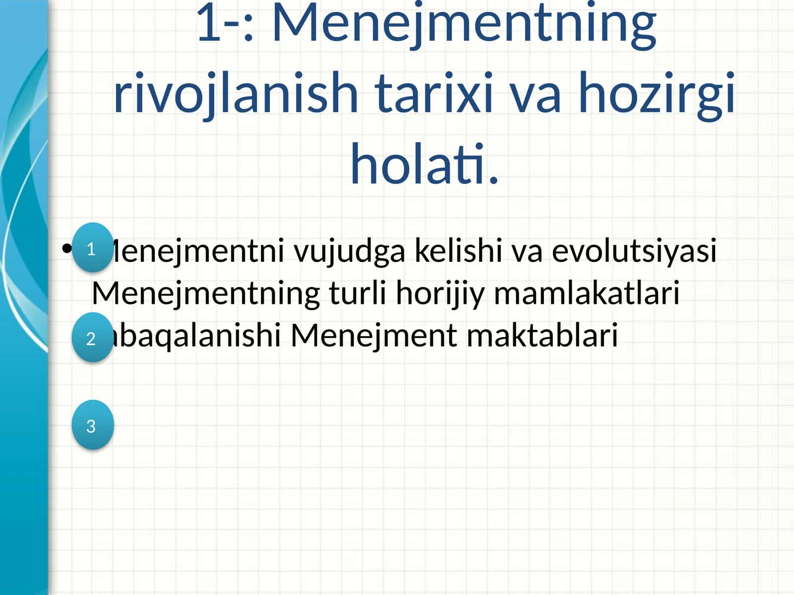 Menejmentning Turli Horijiy Mamlakatlari Tabaqalanishi