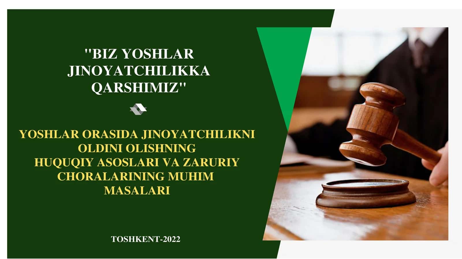 Yoshlar orasida jinoyatchilik ko‘rsatkichlari