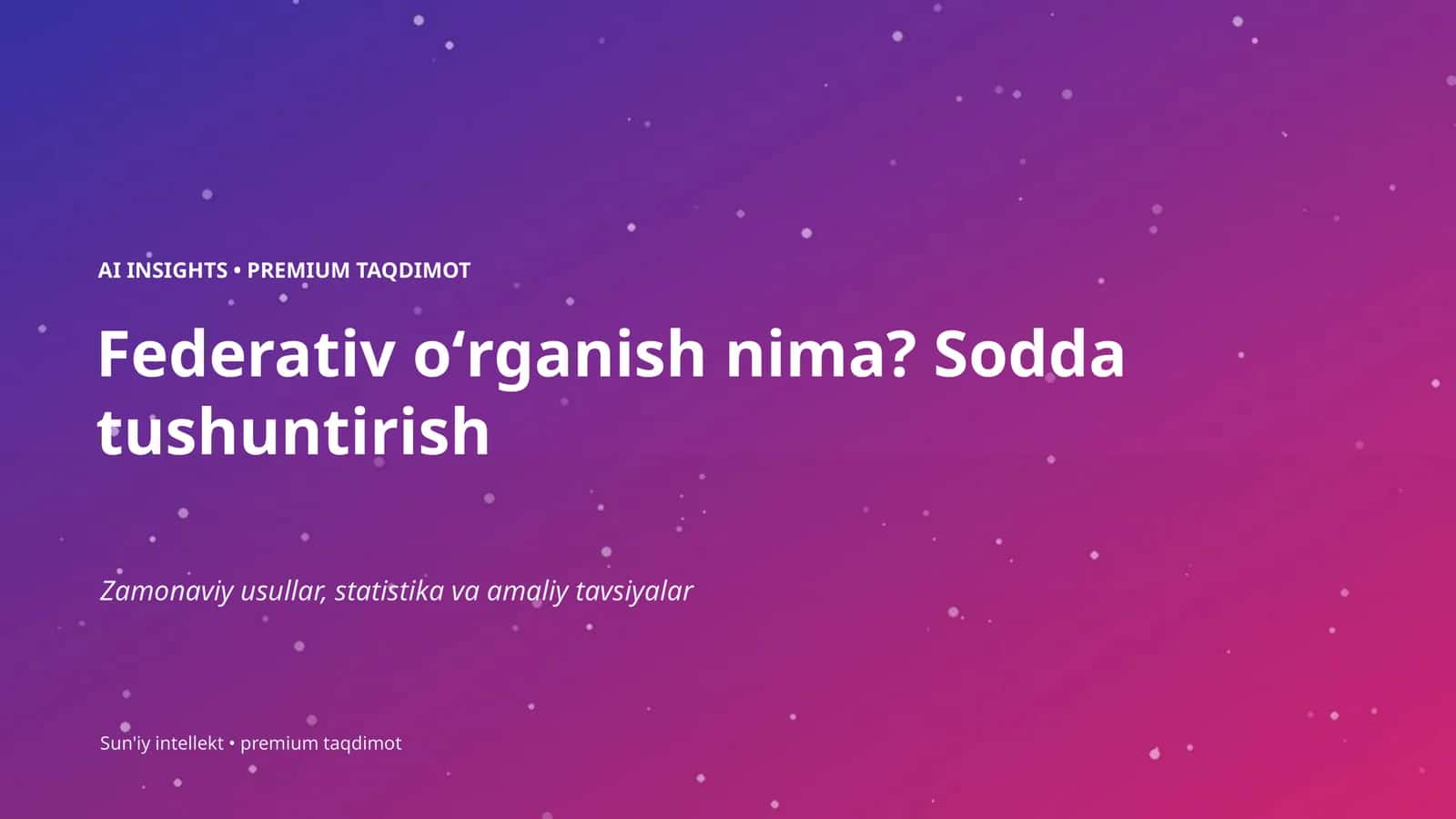 PREMIUM TAQDIMOT