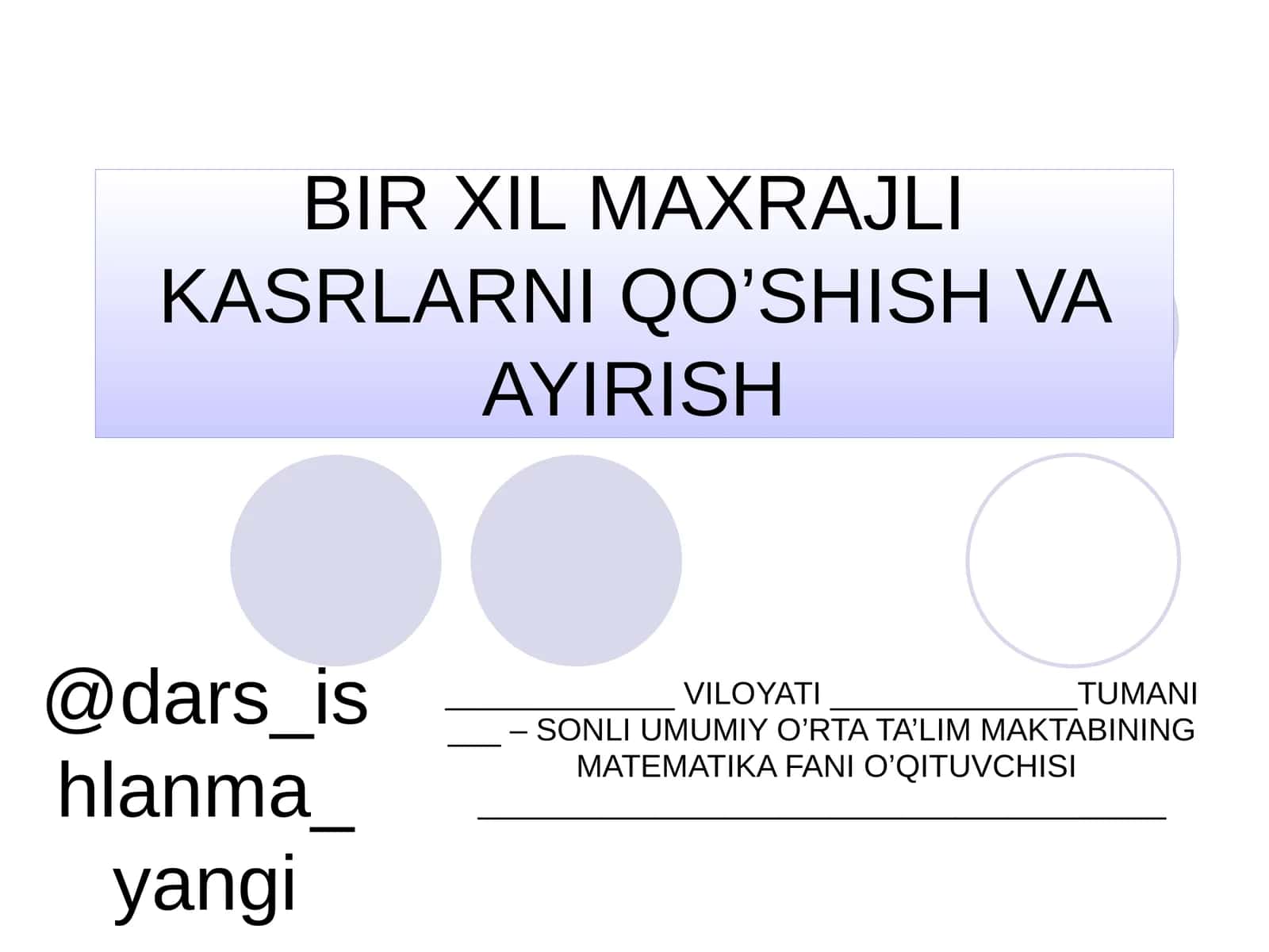 MATEMATIK DIKTANT