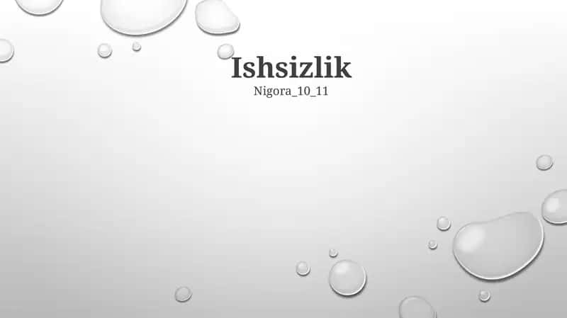 Ishsizlik