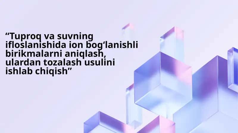 Ion bogʻlanishli birikmalarning ifloslanishi