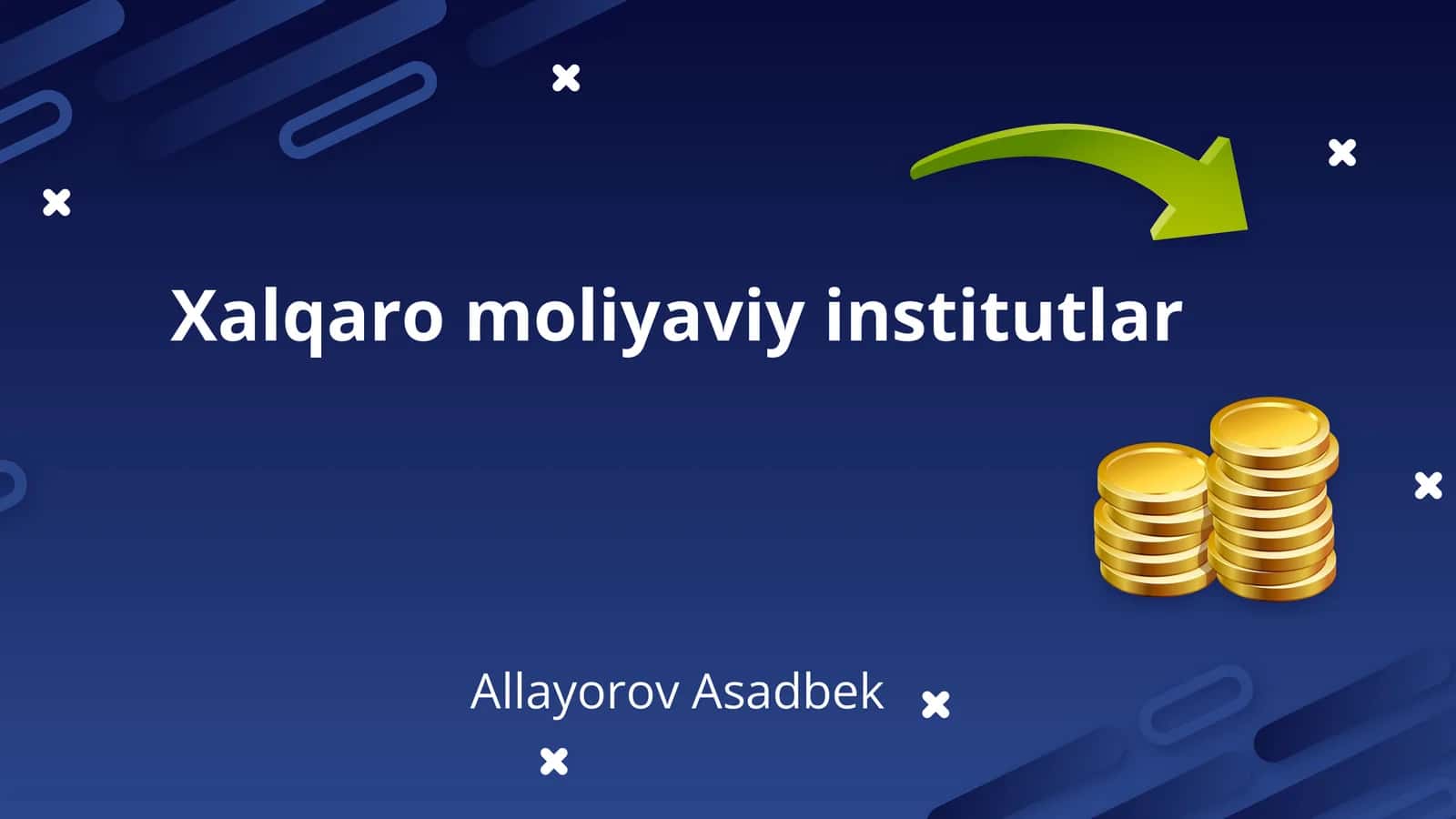 Xalqaro moliyaviy institutlar