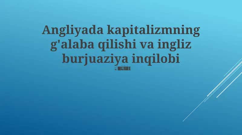 Ingliz Savdosi Gullab-Yashnashi