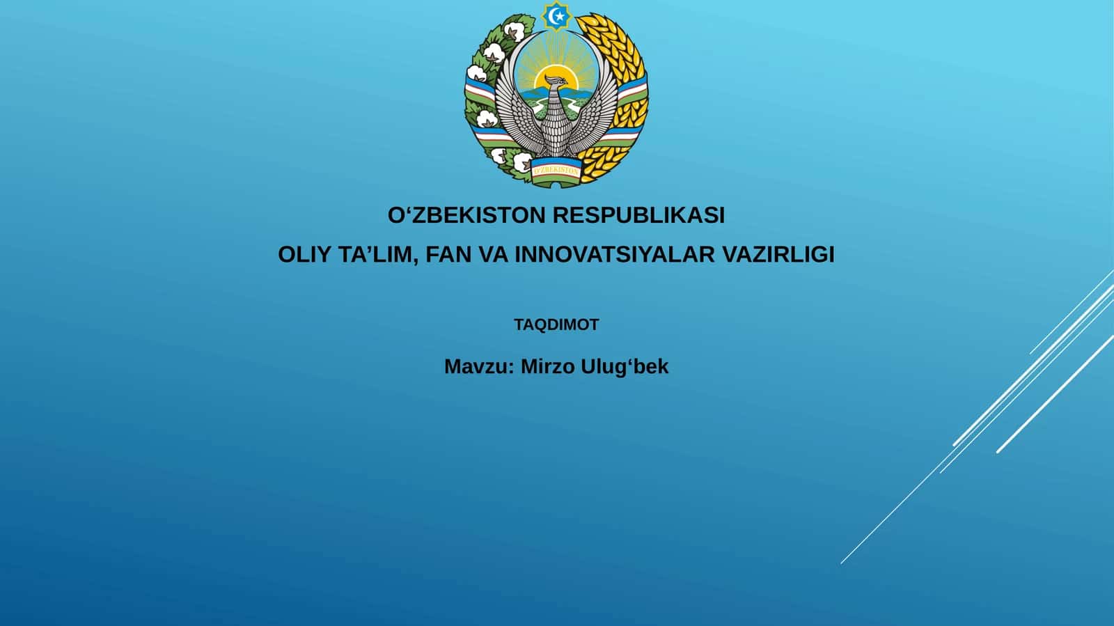 Mirzo Ulugʻbek