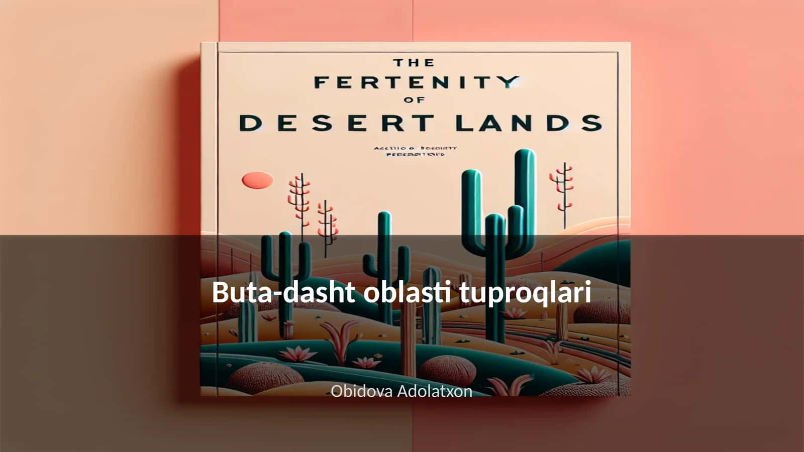 Buta-dasht oblasti tuproqlari