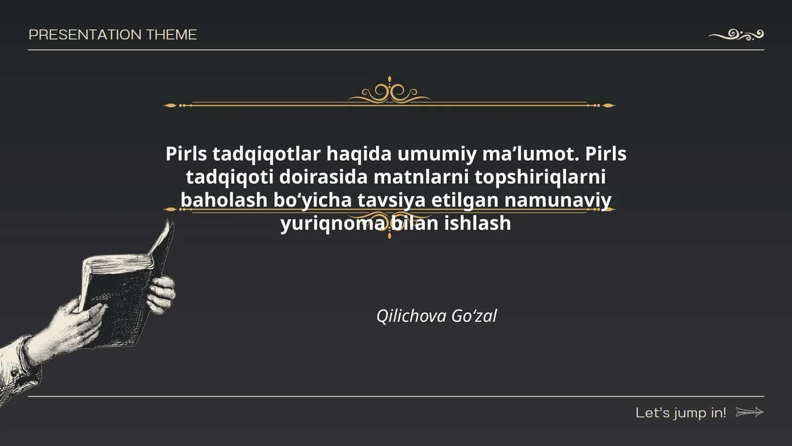 Pirls tadqiqotlar haqida umumiy maʼlumot