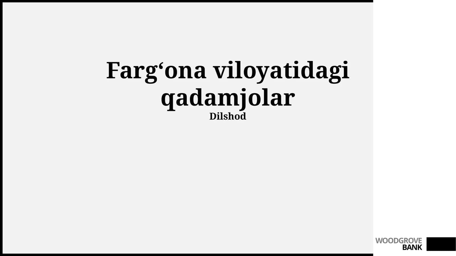 Fargʻona viloyatidagi qadamjolar