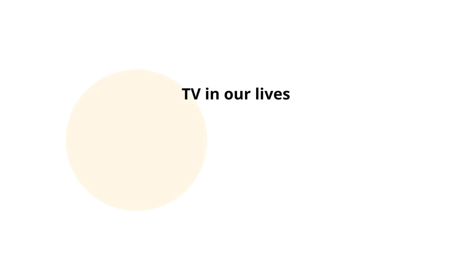 TV in our lives