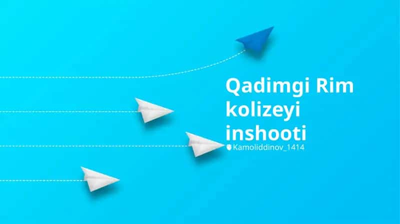 Qadimgi Rim kolizeyi inshooti