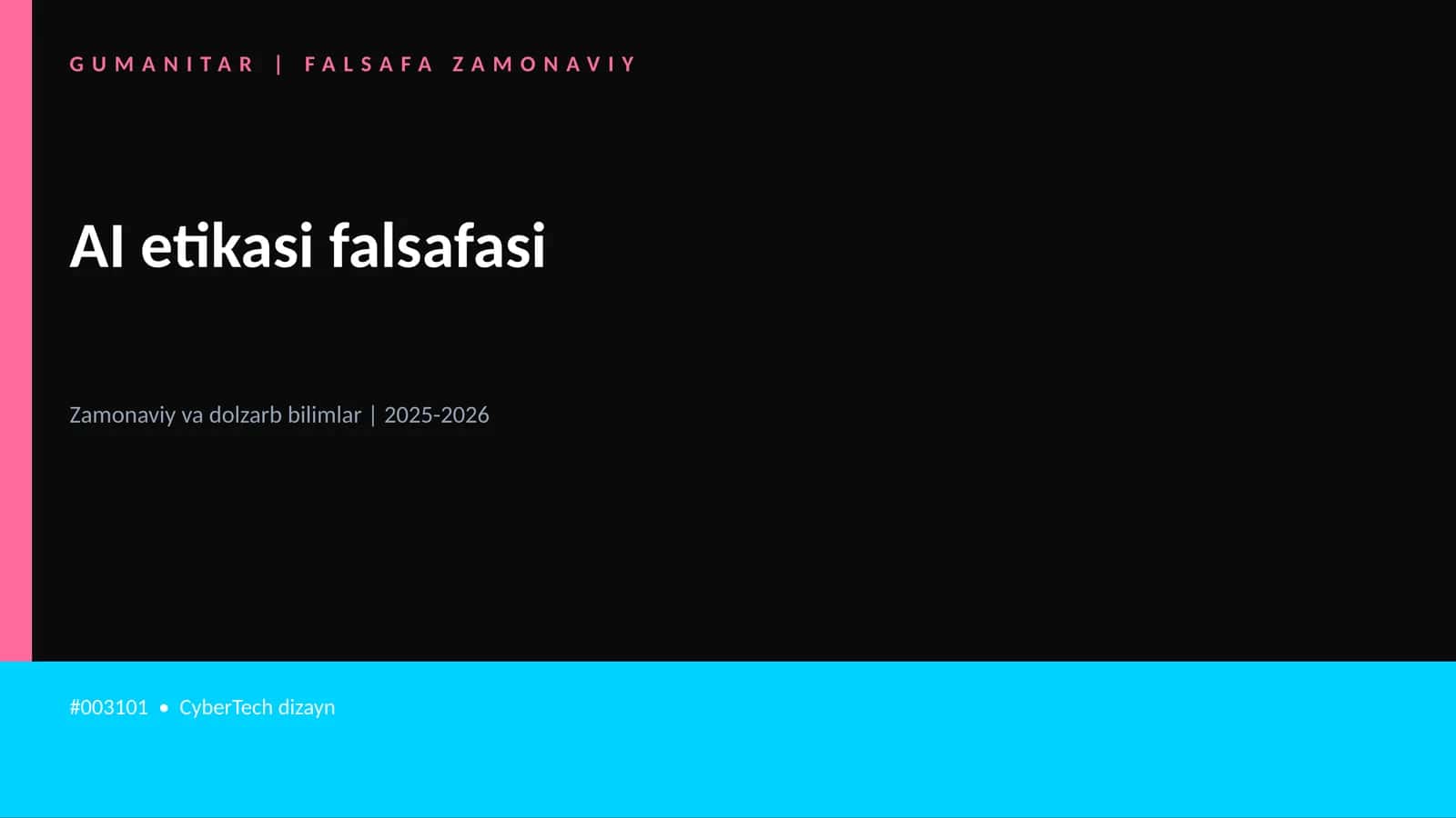 AI etikasi falsafasi