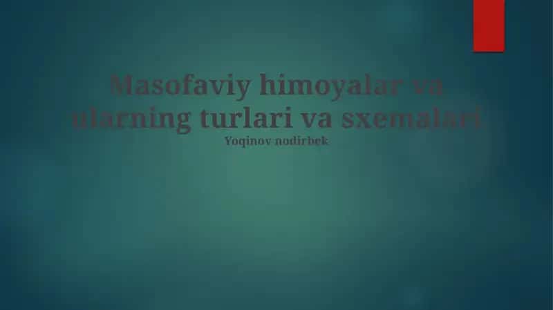 Ommaviy Mudofaa turlarining tasnifi