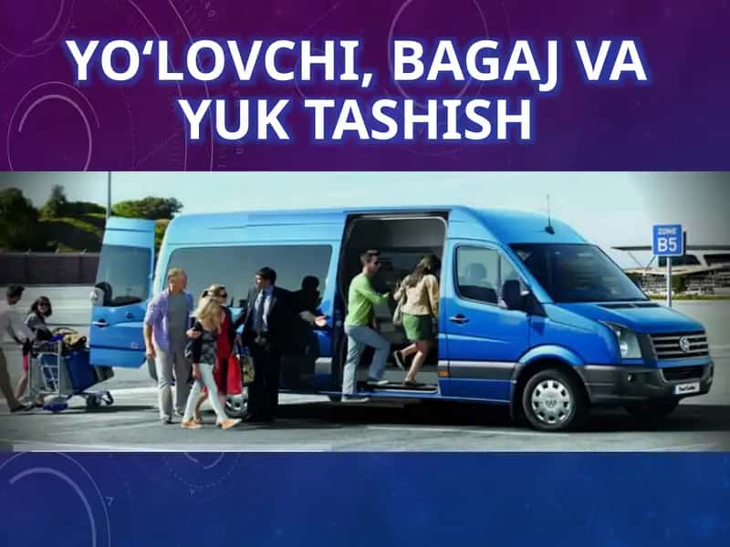 Yo‘lovchi,bagajvayuktashish