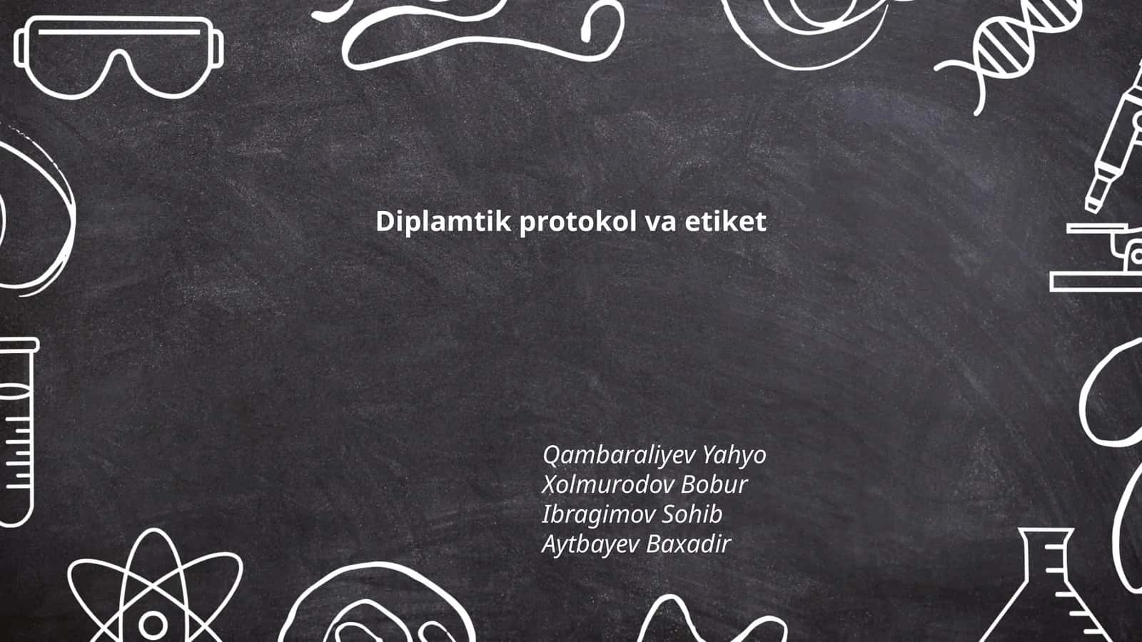 Diplomatik Protokolning Tarixi